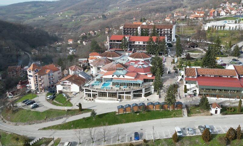 Prolom banja, slika iz drona